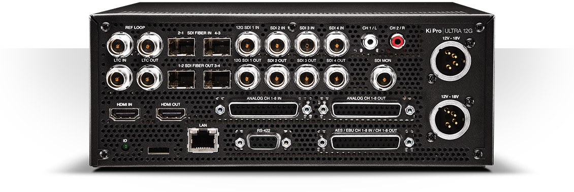 AJA Ki Pro Ultra 12G | 12G-SDI 4K/UHD/HD Recorder and Player Multi-Channel HD Recorder - HD Source