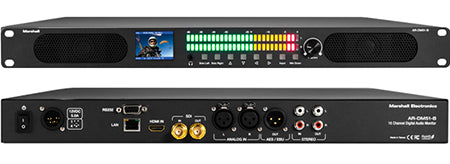 Marshall AR-DM51-B 16 Channel Audio Monitor with Built-in Preview Screen - HD Source