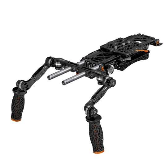 Bright Tangerine KASBAH Ātman Universal Shoulder Rig and Handgrip Kit (Two-Axis Bud VCT-14) - HD Source