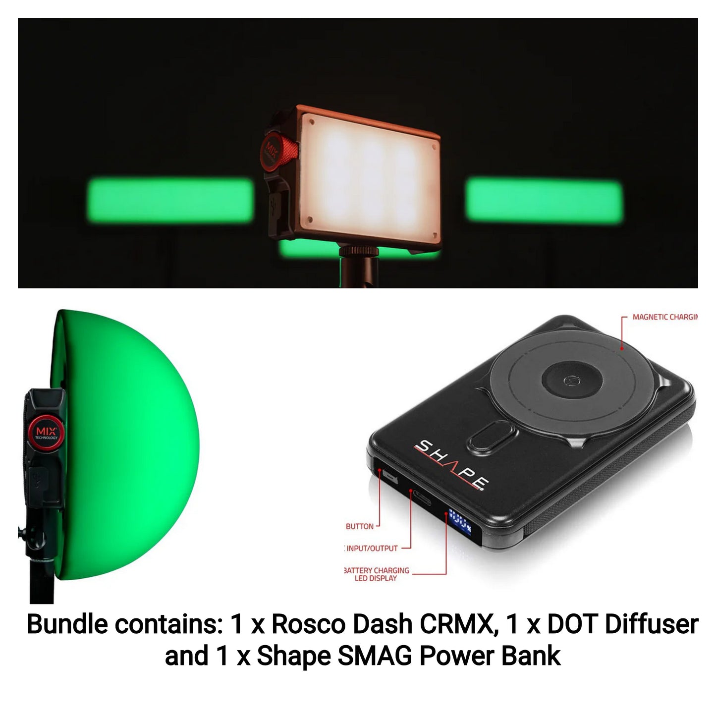 Rosco | DMG Dash Pocket LED Kit - Single Kit - HD Source