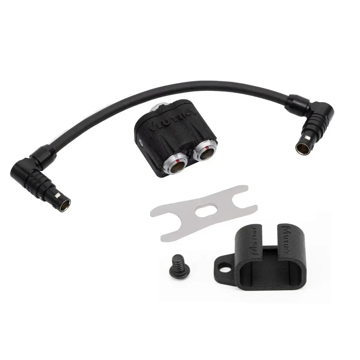 EXT 9 Split Breakout w/ bracket and 10" dual adjustable keyway EXT Cable - HD Source