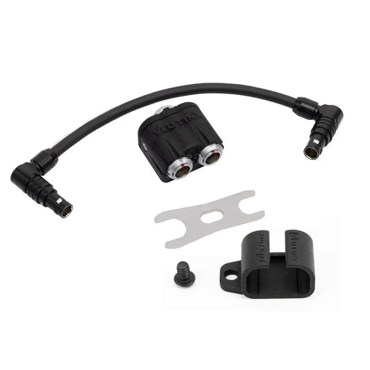 EXT 9 Split Breakout w/ bracket and 10" dual adjustable keyway EXT Cable - HD Source