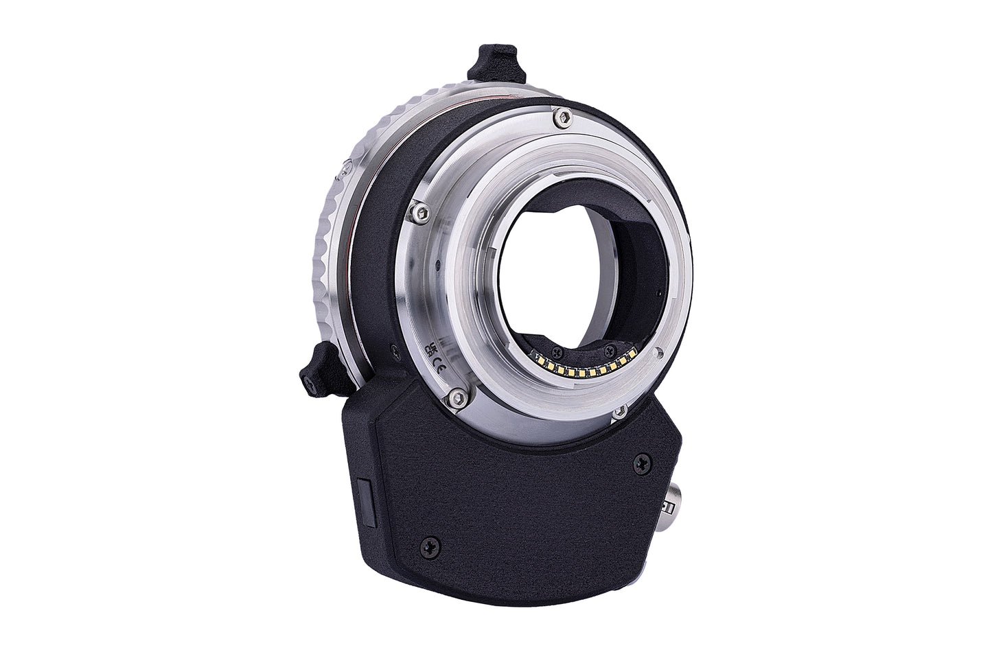 Chrosziel Meta Mount: Sony E to PL Lens Adapter with metadata communication. Enables cine lens metadata transmission. Full control of ENG lenses.