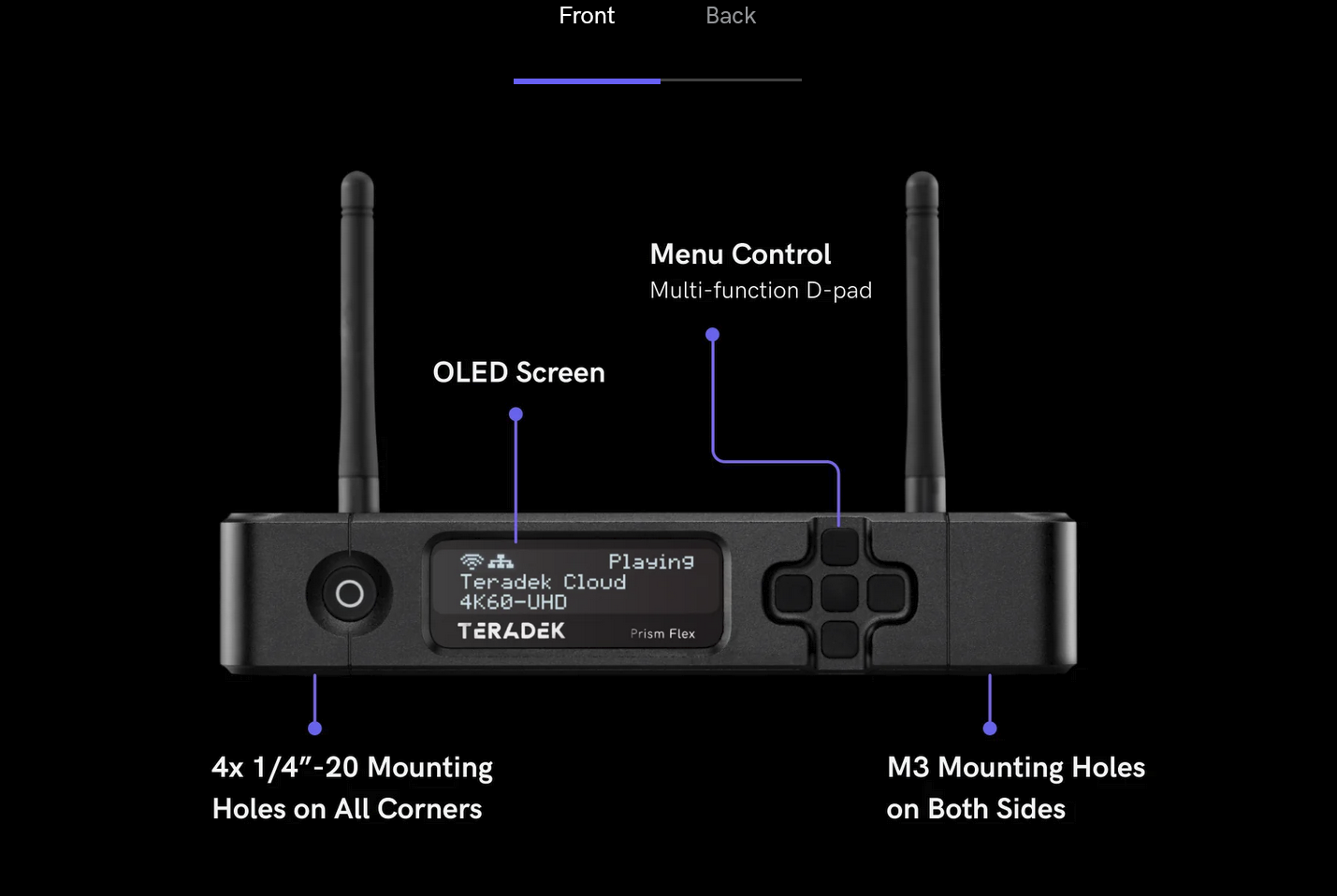 Teradek Prism Flex MKII H.264/HEVC Encoder/Decoder - HD Source