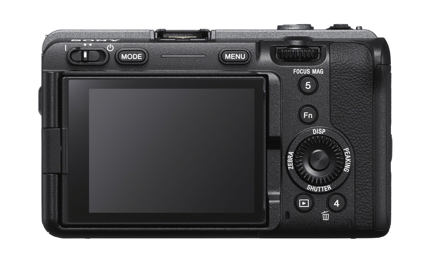 Back of Sony Alpha FX3 ILME-FX3 Cinema Line Full-frame Camera - HD Source