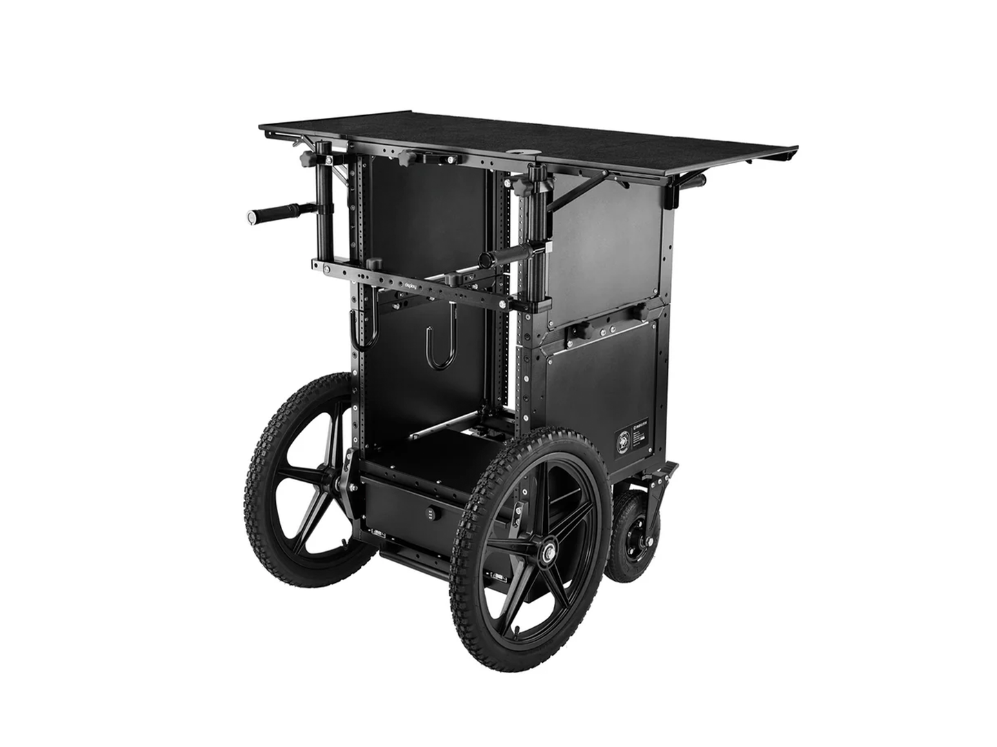 Inovativ Fixed Height, Vertical, A/V Network-Rack Cart - HD Source