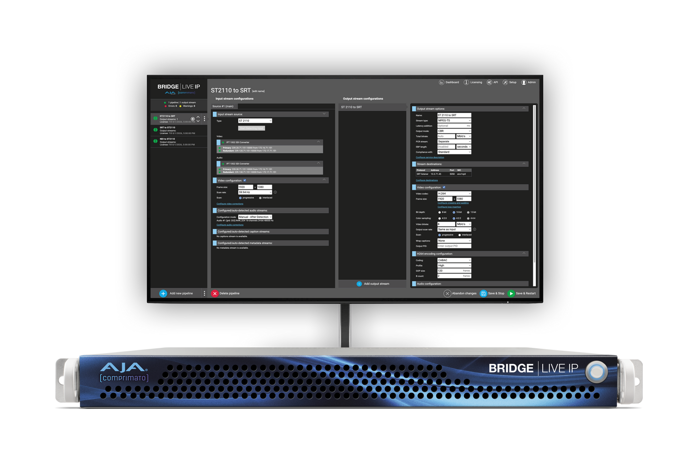 AJA Bridge Live IP - HD Source
