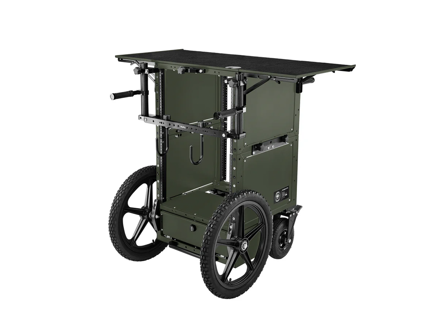 Inovativ Fixed Height, Vertical, A/V Network-Rack Cart - HD Source