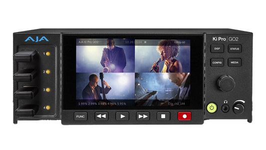 AJA Ki Pro GO2 - Next Generation Digital Recorder featuring HEVC - HD Source