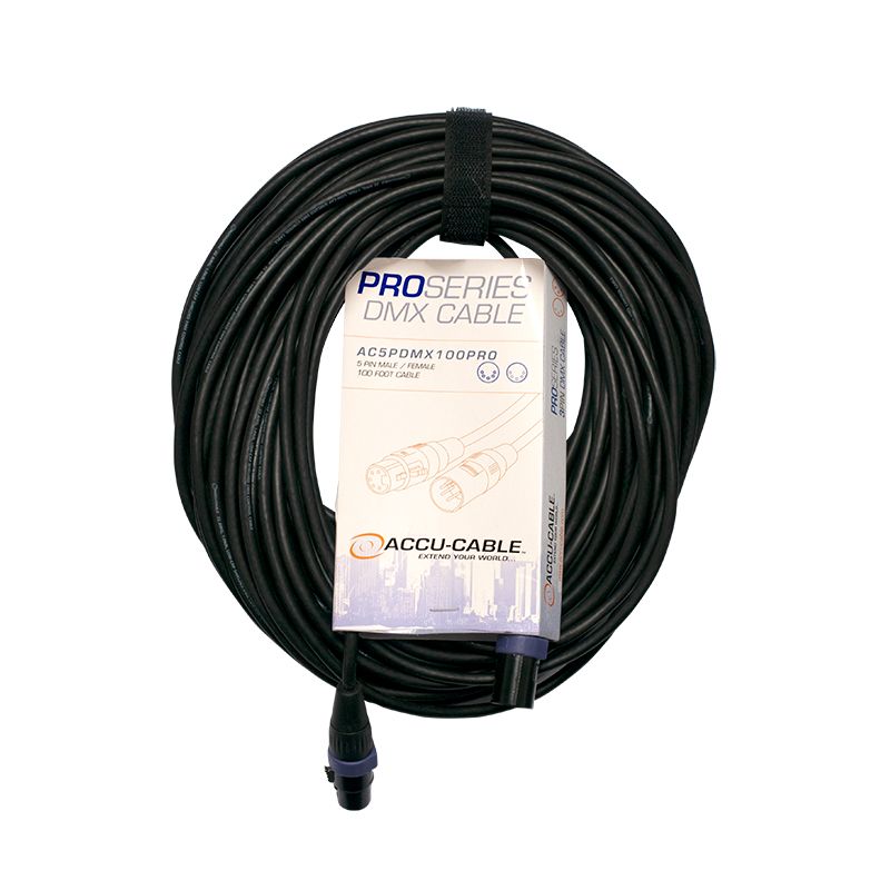 ADJ PROFESSIONAL 5 PIN DMX CABLES - PLEASE SELECT SIZE - HD Source