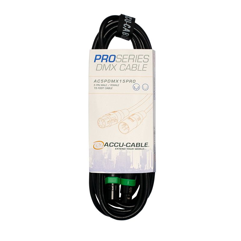 ADJ PROFESSIONAL 5 PIN DMX CABLES - PLEASE SELECT SIZE - HD Source