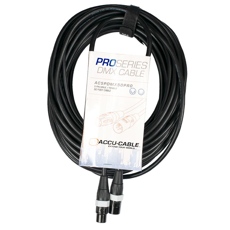 ADJ PROFESSIONAL 5 PIN DMX CABLES - PLEASE SELECT SIZE - HD Source