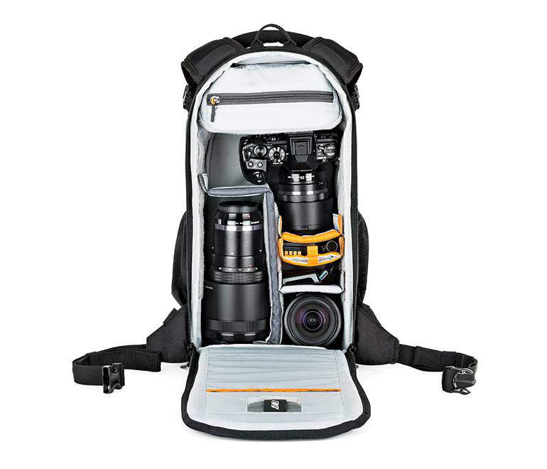 Lowepro Flipside 200 AW II Camera Backpack (Black) - HD Source