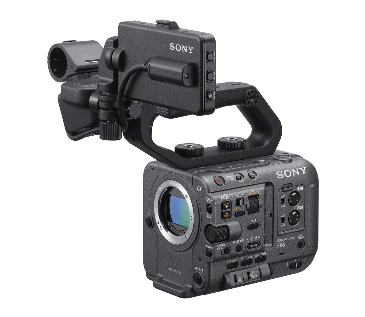 Sony FX6 - Body Only - Front/Side View