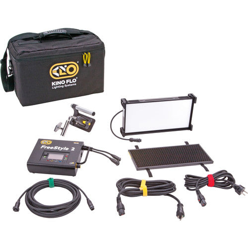 KINO FLO KIT-F10BU FREESTYLE MINI LED DMX KIT, UNIVERSAL WITH SOFT CASE - HD Source