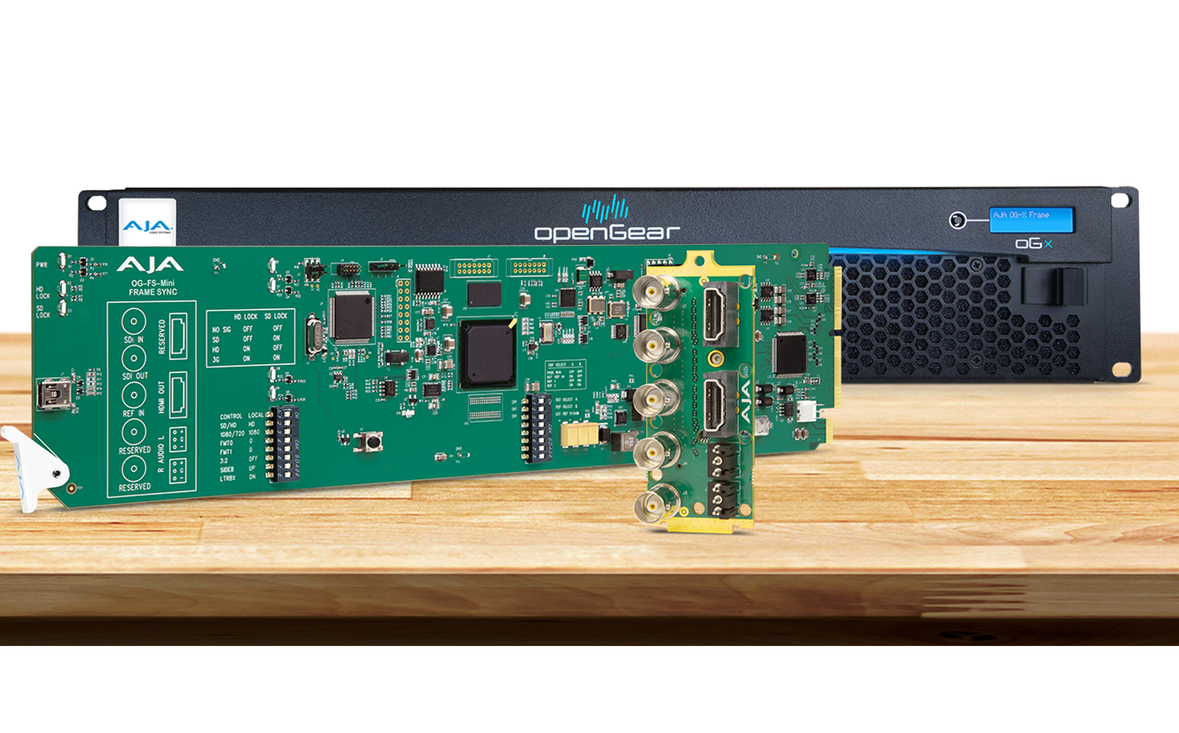 AJA FS full range of 1RU frame synchronizers and multi-capable converters - HD Source