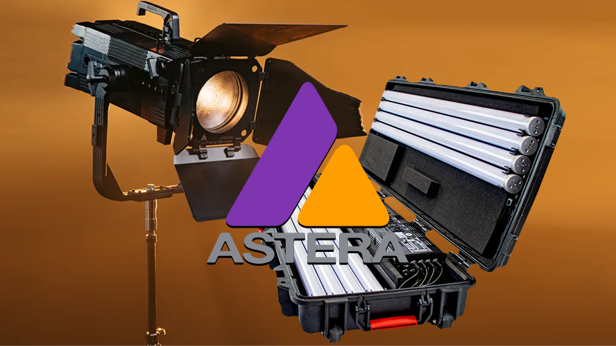 Astera lighting tube kits cinema TV professional lighting