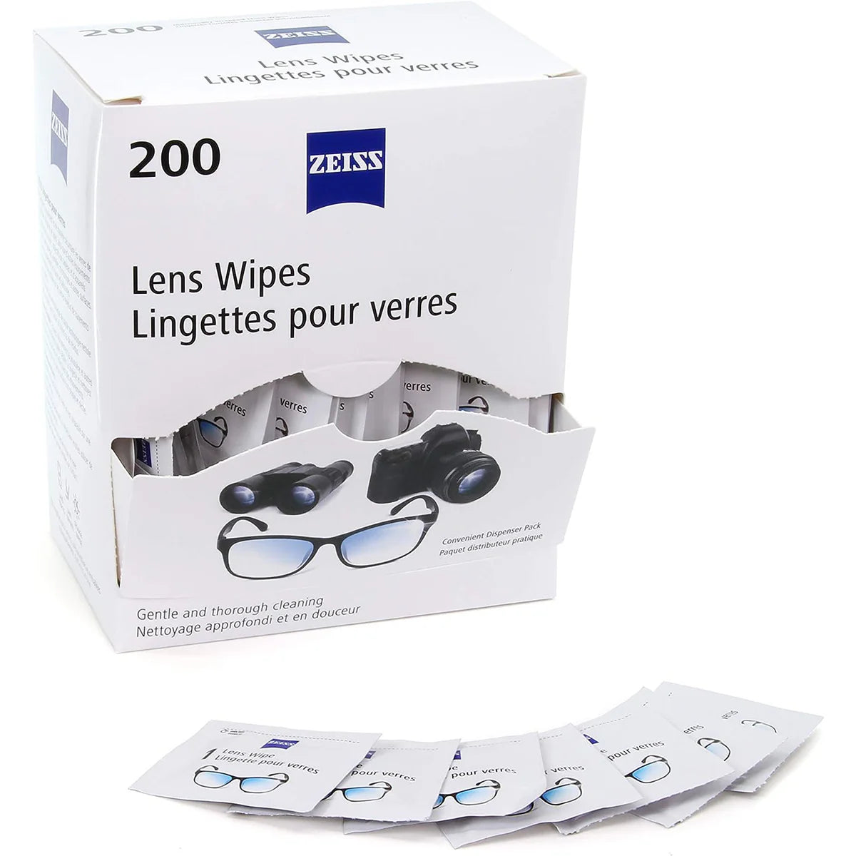 Zeiss Lens Wipes - Box of 200 pcs