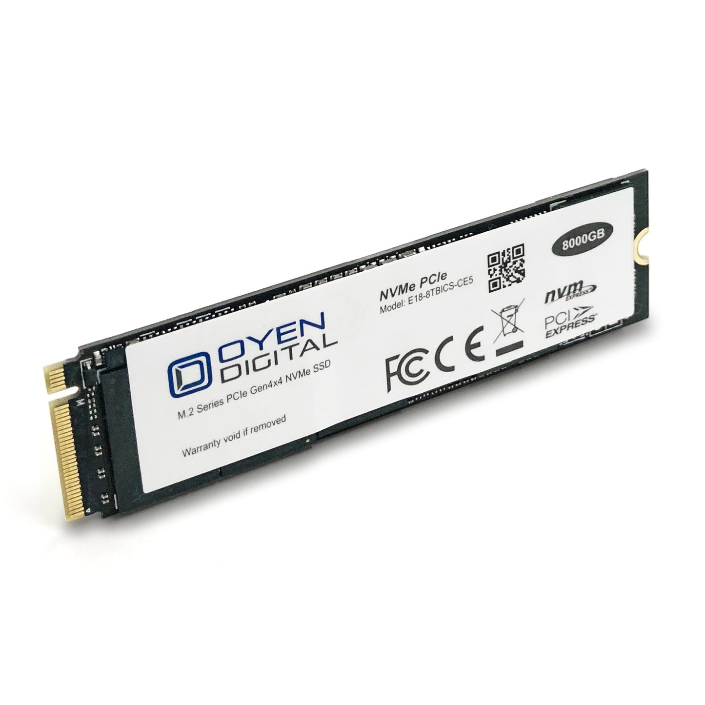 Oyen Digital 8TB NVMe M.2 2280 Gen4 PCIe TLC Solid State Drive SSD