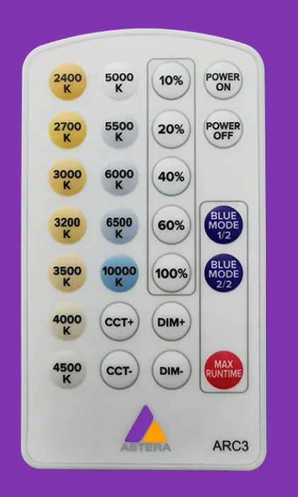 Astera  Infrared Remote Control - HD Source