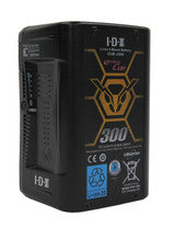 IDX CUE-J300 - 286Wh High-Load Li-Ion V-Mount Battery w 2x D-Tap - HD Source
