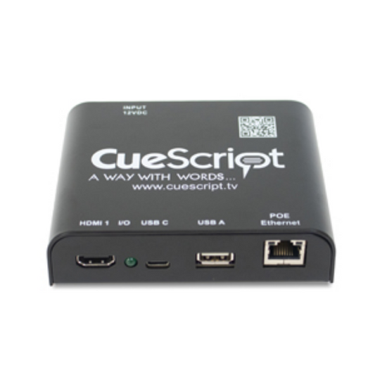 Cue Script Controller Cuescript Teleprompter Solutions – HD Source