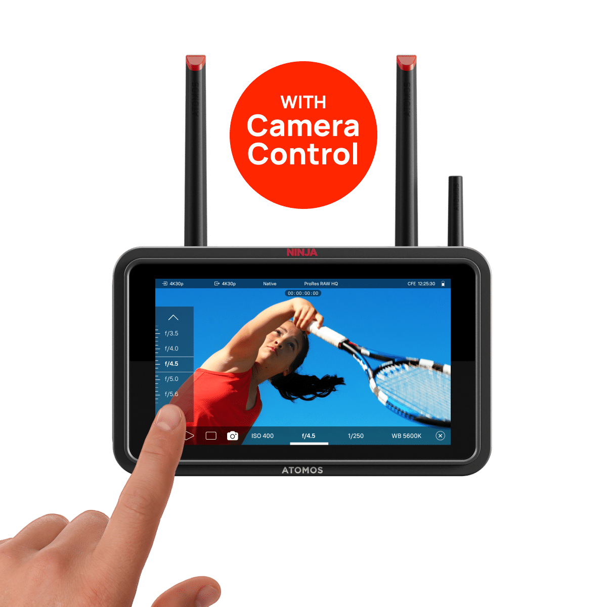 Atomos Ninja TX – 5″ HDMI/12G-SDI & Wi-Fi Monitor-Recorder