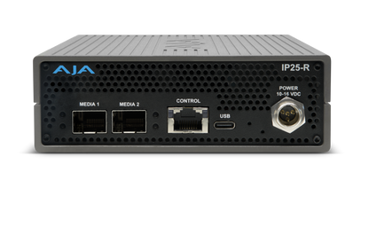 AJA IP25-R High Performance 4K SMPTE ST 2110 to 12G-SDI/HDMI Converter