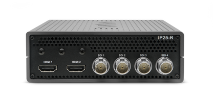 AJA IP25-R High Performance 4K SMPTE ST 2110 to 12G-SDI/HDMI Converter