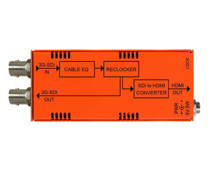 MultiDyne | NBX-3G-HDMI | 3G/HD/SD-SDI to HDMI Converter - HD Source