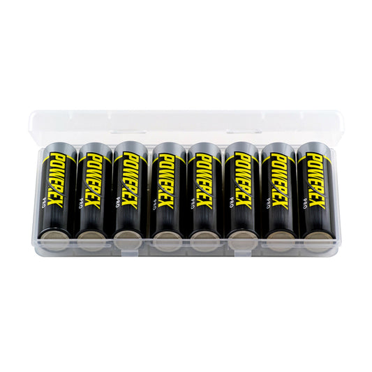 Powerex Pro Rechargeable AA NiMH Batteries (1.2V, 2700mAh) - 8 pack - HD Source