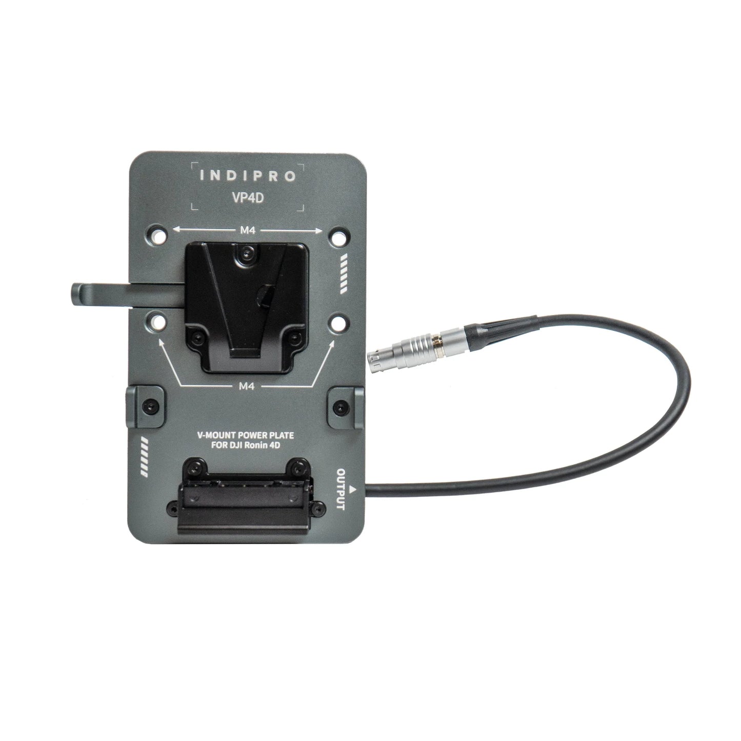 Indipro V-Mount Battery Power System for DJI Ronin 4D - Extended Cable (9”) - HD Source