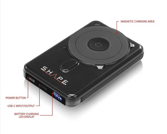 SHAPE MAG Wireless Power Bank 10000mah Portable Charger - HD Source