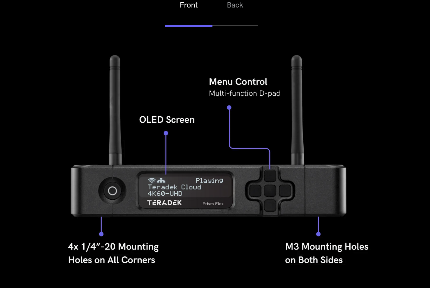 Teradek Prism Flex MKII H.264/HEVC Encoder/Decoder