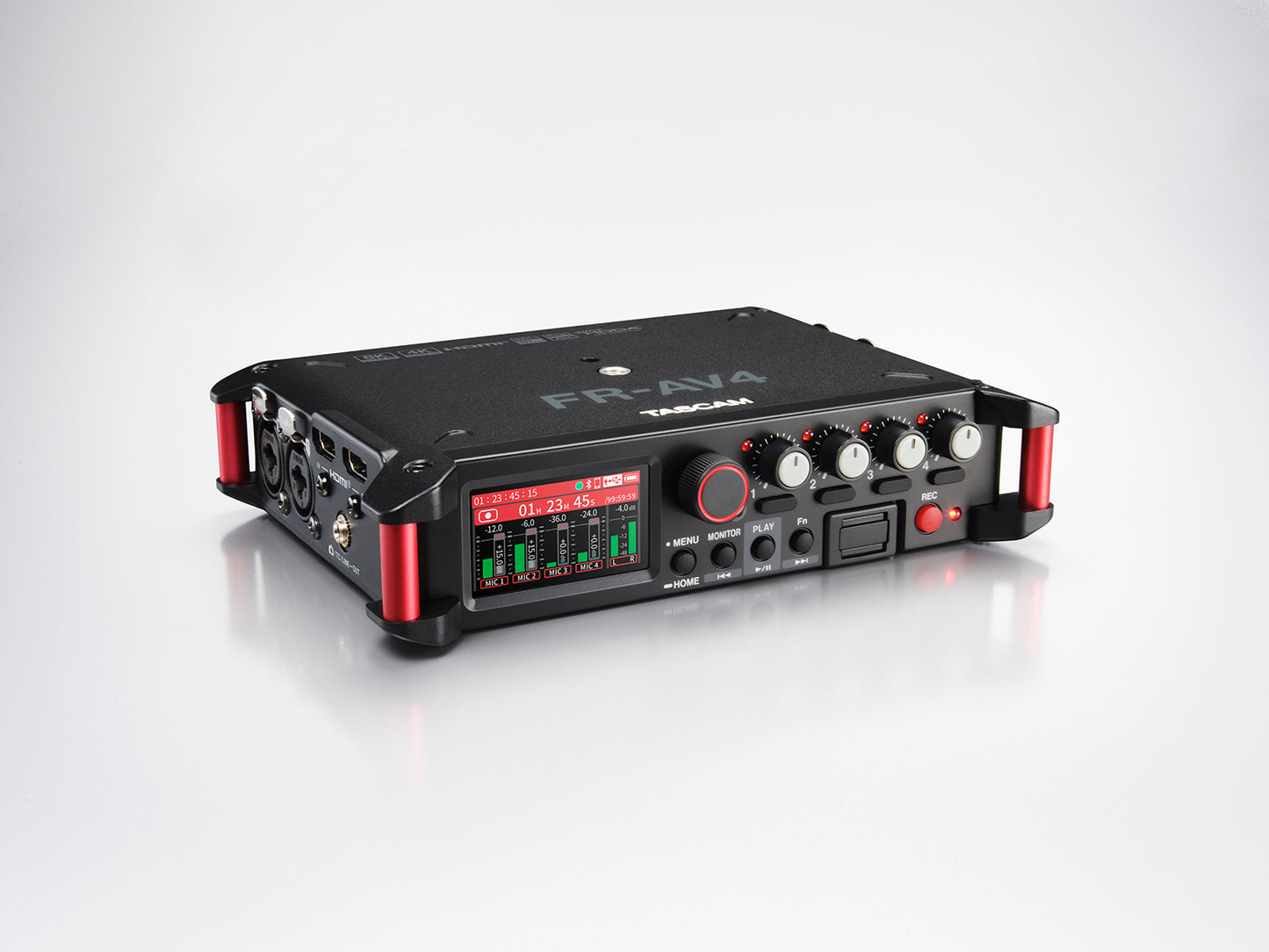 Tascam FR-AV4 - 32-Bit Float 4-ch Field Recorder with Mixer - HD Source