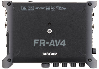 Tascam FR-AV4 - 32-Bit Float 4-ch Field Recorder with Mixer - HD Source