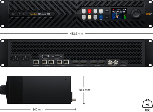 Blackmagic Design Hyperdeck ISO Recorder 100G - HD Source