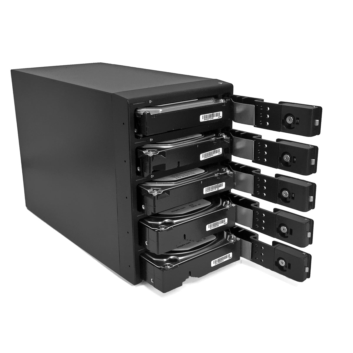 Oyen 100TB Mobius 5-Bay FireWire 800, eSATA, USB 3.0 RAID Hard Drive Array