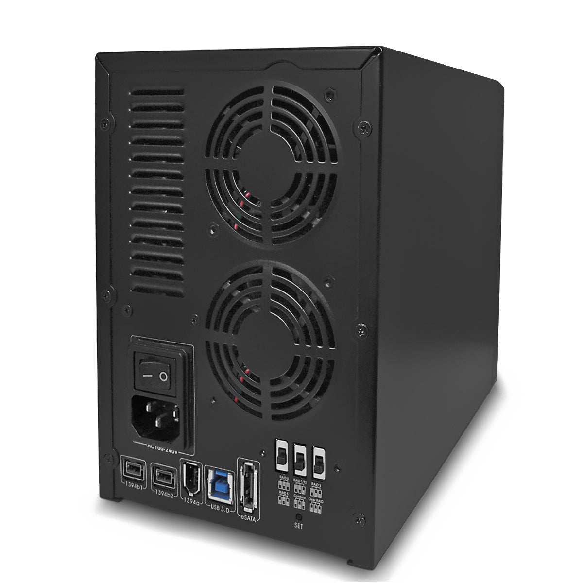 Oyen 100TB Mobius 5-Bay FireWire 800, eSATA, USB 3.0 RAID Hard Drive Array