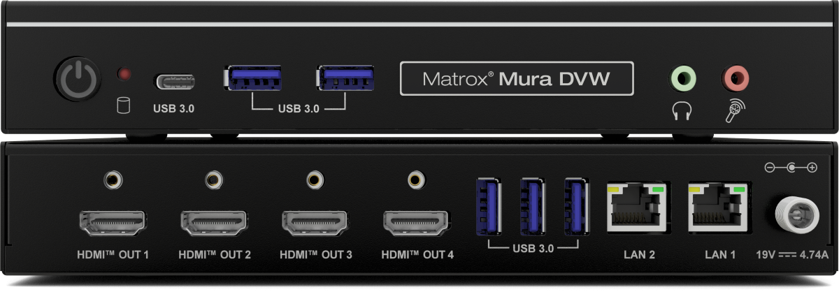 Matrox Mura DVW IP-Based 4K Video Wall Appliance - HD Source