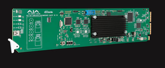 AJA OG-DANTE-12GAM openGear 12G-SDI/DANTE 64-Channel Embedder/Disembedder