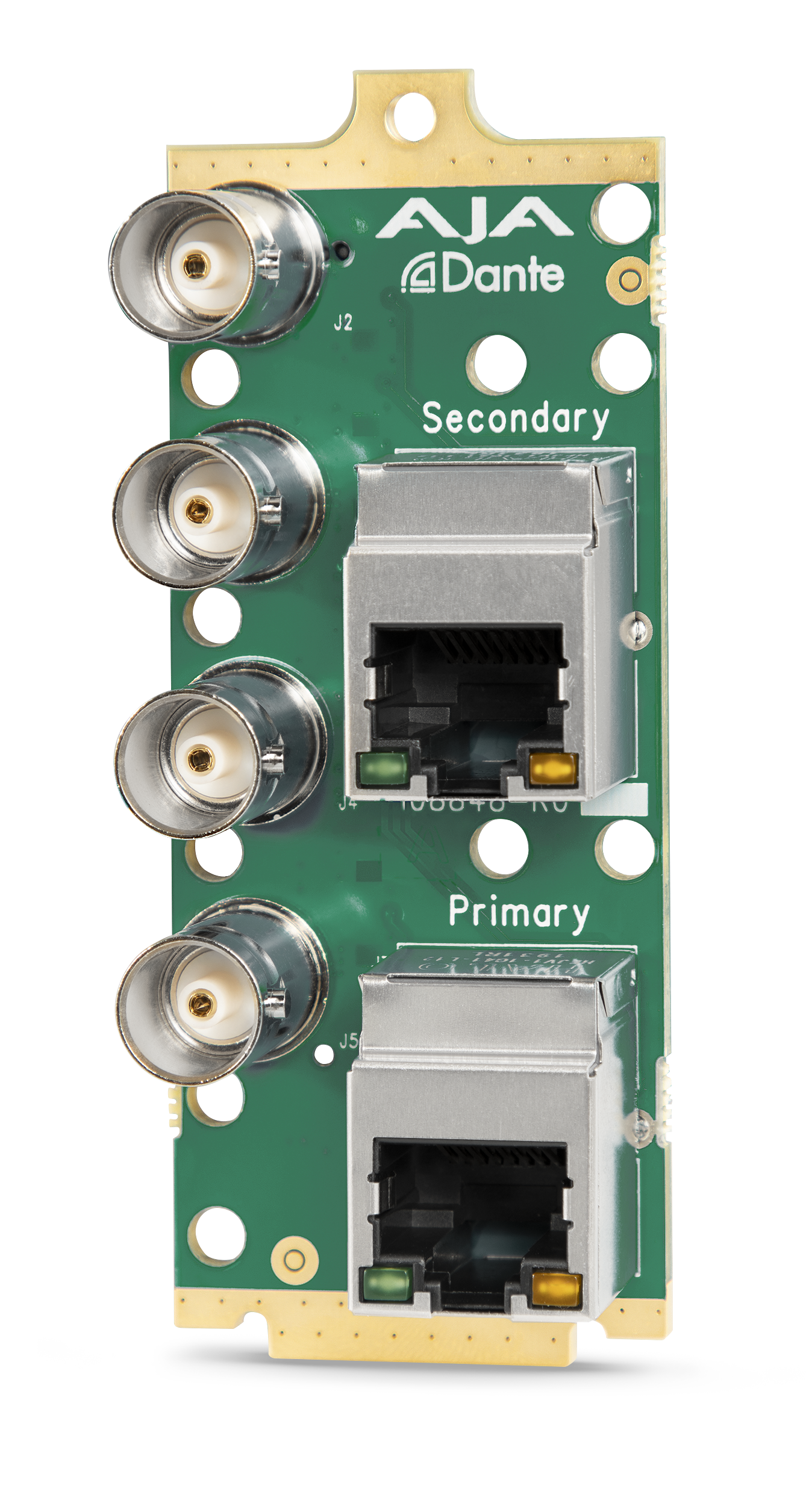 AJA OG-DANTE-12GAM openGear 12G-SDI/DANTE 64-Channel Embedder/Disembedder