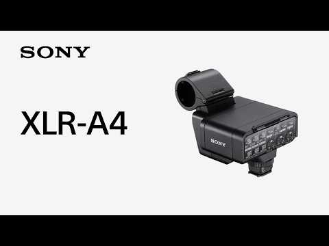 Sony XLR-A4 Audio Adapter
