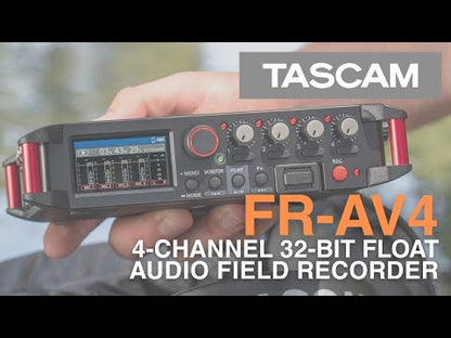 Tascam FR-AV4 - 32-Bit Float 4-ch Field Recorder with Mixer