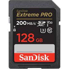 SanDisk Extreme Pro SDXC UHS-1 Card 128GB 200MB/s - HD Source
