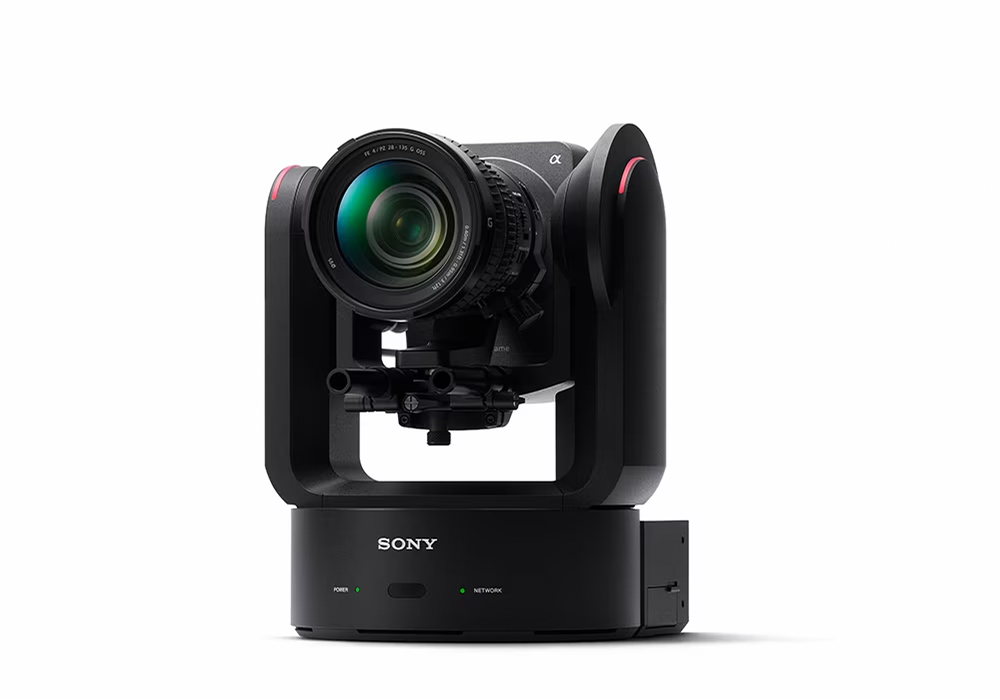 SONY ILME-FR7 Cinema Line Full-frame PTZ Interchangeable Lens camera with 15+ stop dynamic range, 4K (QFHD) high-frame-rate 120fps, Fast Hybrid & Real-time Eye AF, and S-Cinetone™ colour science.