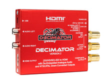 Load image into Gallery viewer, DECIMATOR 2: 3G/HD/SD-SDI to HDMI with De-Embedded Analogue Audio - HD Source