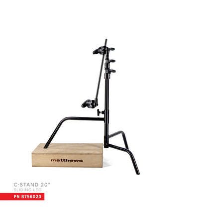 20" C-STAND W/SLIDING LEG, INCLUDES GRIP HEAD & ARM | MSE Matthews Grip - HD Source