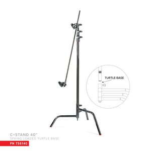 40" C+STAND W/SPRING LOADED TURTLE BASE, INCLUDES GRIP HEAD & ARM | MSE Matthews Grip - HD Source