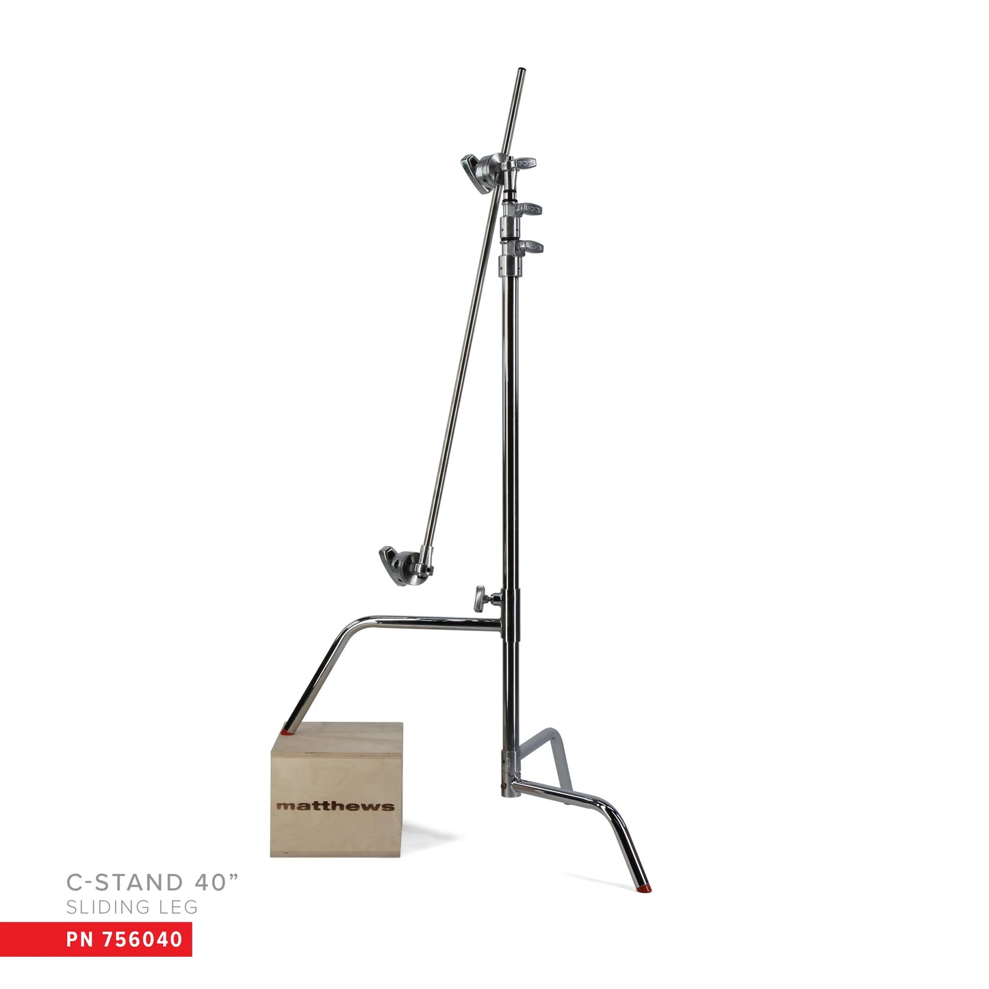40" C-STAND W/SLIDING LEG, INCLUDES GRIP HEAD & ARM | MSE Matthews Grip - HD Source